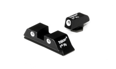 Trijicon Bright & Tough™ Night Sights - Glock Standard Frames - White Outline/Green Tritium