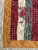 Rail Fence Roman Stripe Hand Quilted Quilt Wall Hanging 34x53