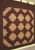 Terra Earth Log Cabin Amish Quilt 103x112