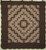 Log Cabin Fan Amish Quilt 102x109