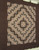 Log Cabin Fan Amish Quilt 102x109