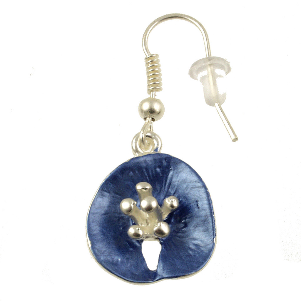 6751-28 - LILY PAD EARRING - BLUE