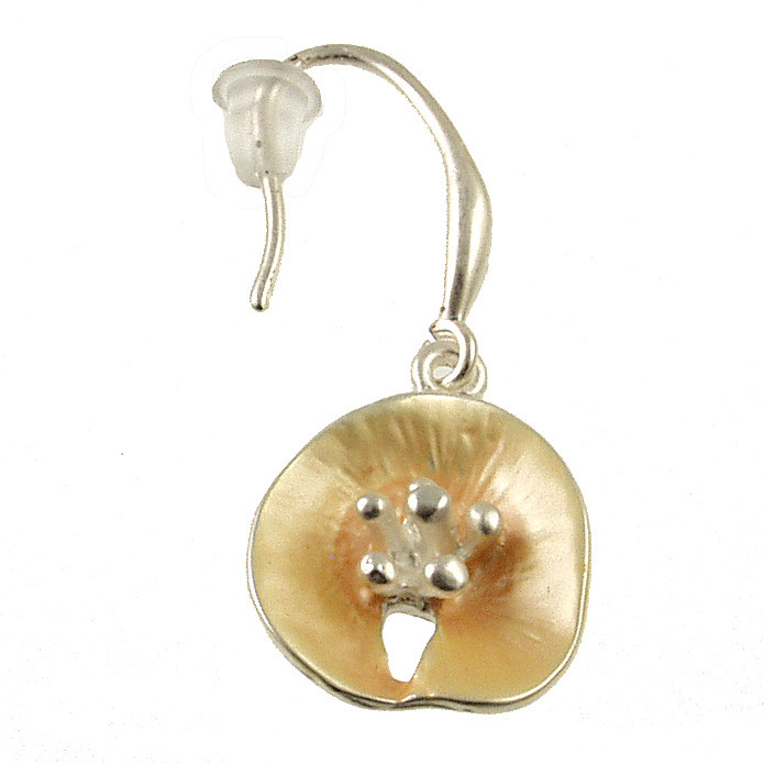 6751-7 - LILY PAD EARRING - GOLD