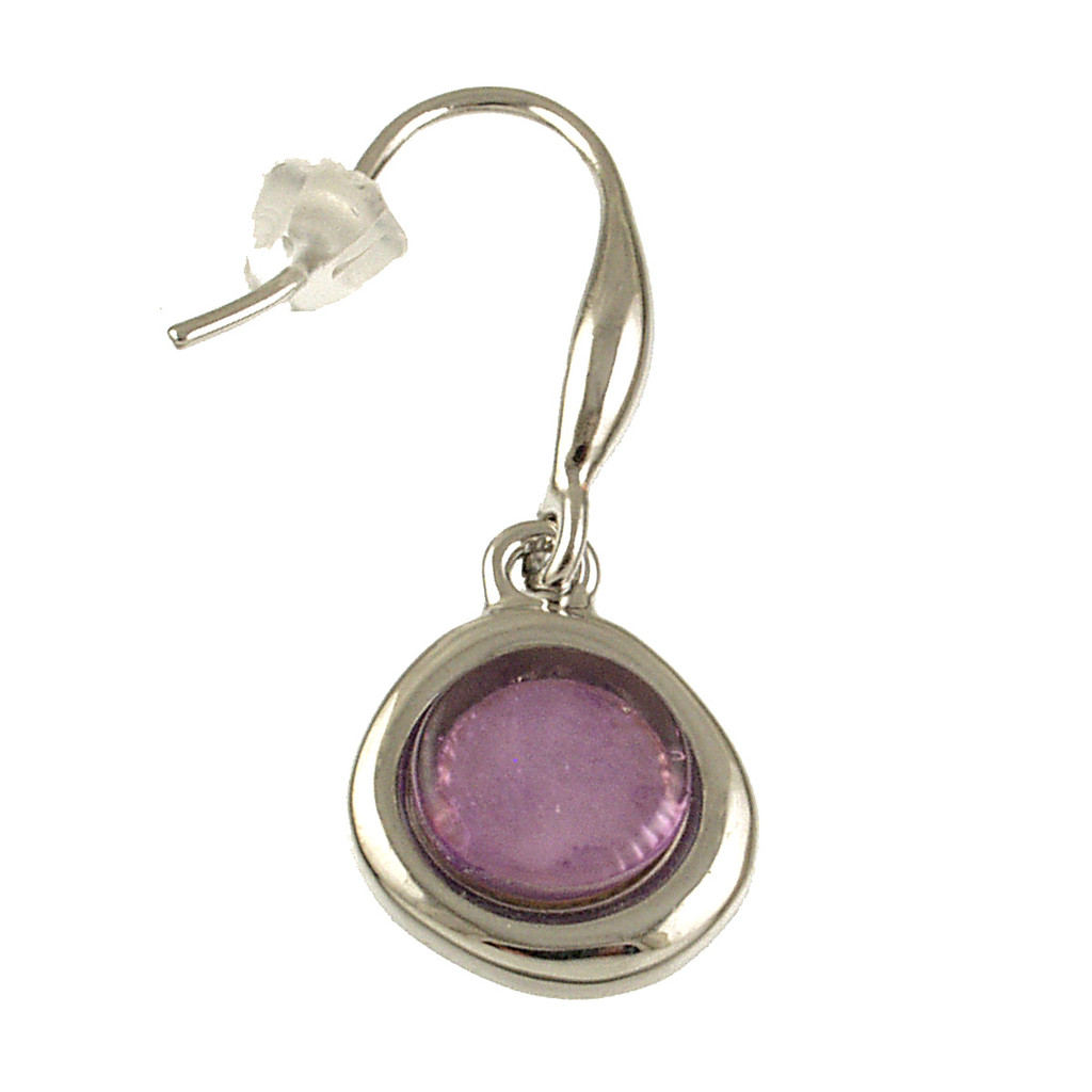 319-4 - RESIN EARRING - PURPLE