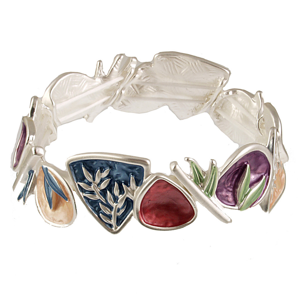 2484-4 - BAMBOO STRETCH BRACELET - MULTI COMBINATION 