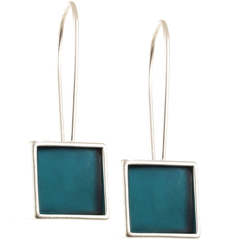 4519-2 - Square Earring Turquoise