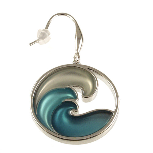 962-2 - WAVE EARRING - TURQUOISE COMBINATION