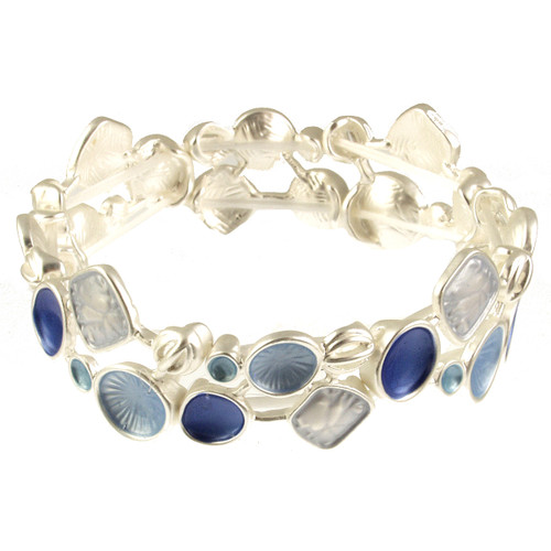 2476-28 - STRETCH BRACELET - BLUE COMBINATION