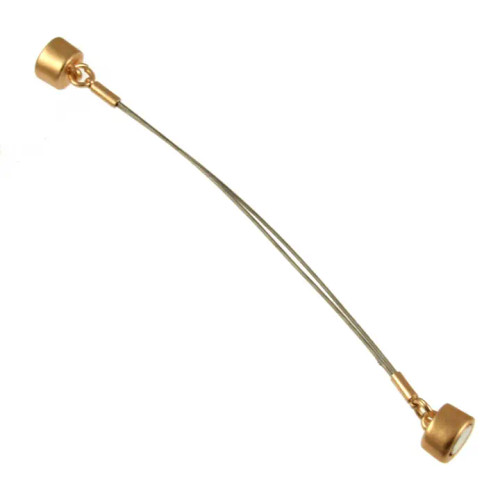 GOLD MAGNETIC NECKLACE EXTENDER  --- 2.75"
