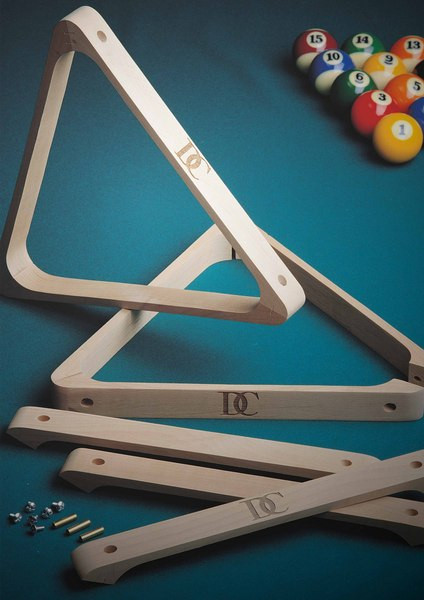 Triangle KD Rack - Maple - 050-001 - DeltaBilliards.com