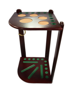 10 Cue Floor Cue Rack - Brown - 056-041-BN 10 Cue Floor Cue Rack - Brown - 056-041-BN