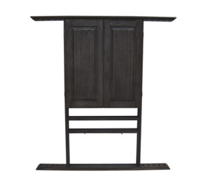10 Cue Wall Cue Rack & Dartboard Cabinet - Oakville - 056-044-O 10 Cue Wall Cue Rack & Dartboard Cabinet - Oakville - 056-044-O