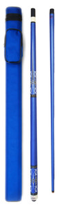 Package Deal - Blue Graphite Cue & 1x1 Macaron Case - MH-603 + 033-001C-BL Package Deal - Blue Graphite Cue & 1x1 Macaron Case - MH-603 + 033-001C-BL