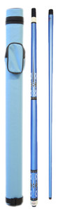 Package Deal - Sky Blue Graphite Cue & 1x1 Macaron Case - MH-608 + 033-001C-SB Package Deal - Sky Blue Graphite Cue & 1x1 Macaron Case - MH-608 + 033-001C-SB