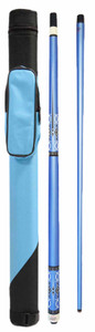 Package Deal -Blue Graphite Cue & 1x1 Case - MH-608 + 033-027-2-SB Package Deal -Blue Graphite Cue & 1x1 Case - MH-608 + 033-027-2-SB