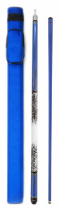 Package Deal -  Blue Graphite Cue & 1x1 Macaron Case - MH-503 + 033-001C-BL