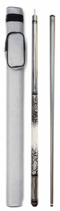 Package Deal -  Gray Graphite Cue & 1x1 Macaron Case - MH-504 + 033-001C-GY