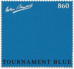 Simonis 860 Pool Table Cloth - Tournament Blue - 070-803