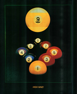 Billiard Poster #090-013 Billiard Poster #090-013