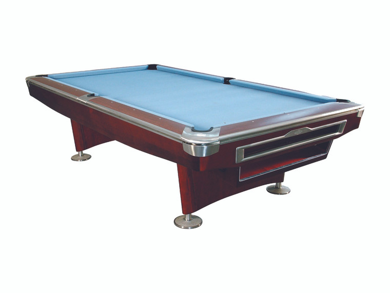 President V Pool Table - 8FT - Mahogany - 002-037-BN-8