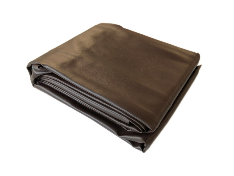 8 Foot Leatherette Pool Table Cover - Brown - 069-903-BN