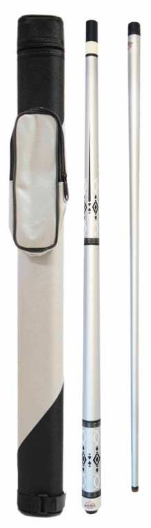 Package Deal - Grey Graphite Cue & 1x1 Case - MH-604 + 033-027-2-GY
