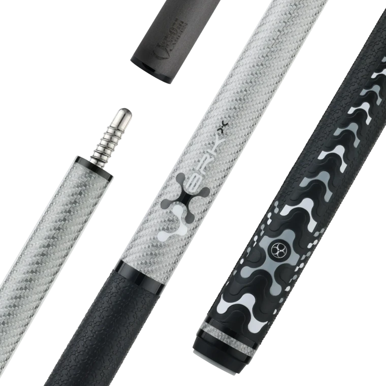 Poison VX Jump Break Cue - POI VX01 CLA BRKX GRY/BLA VXW 13