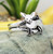 Chihuahua dog ring for Ladies in Sterling Silver 925