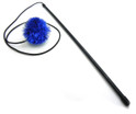 Blue Sparkle Ball Tuff Kitty® Puff Wand
