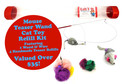 Mouse Teaser Wand Cat Toy Refill Kit