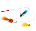 Cat Toy Teaser Wand Refill - 3pk Clown Fish KatFly®