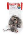 Real Rabbit Fur mice cat toys - best toys for cats