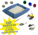 CAT STARTER BLUE | dog and cat beds