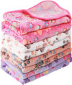 paw print fleece pet blanket