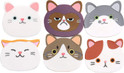 Cat Face Silicone Cup Drink Coaster Pad Cat Face Silicone Cup Drink Coaster Pad