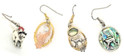 copper reflections earrings