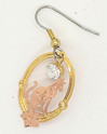single gold plated earring