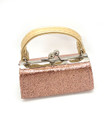 pink glitter purse