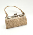 champagne glitter purse