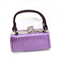 purple iridescent purse