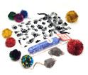 Sparkle Ball & Cat toy Mouse Gift Bag with catnip