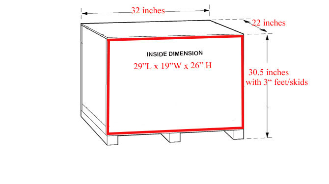 IATA CR82 Dog Crate Custom Wood Pet Travel Crate 350 Wood Pet Crate