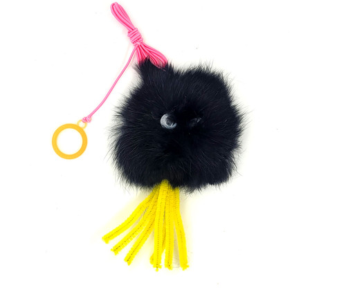 Furry Bouncy Spider Cat Toy Teaser - Spidey Furry Bouncy Spider Cat Toy Teaser - Spidey