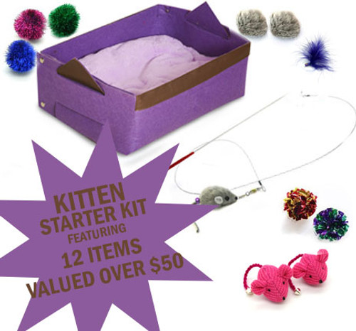 KITTEN STARTER KIT purple KITTEN STARTER KIT purple