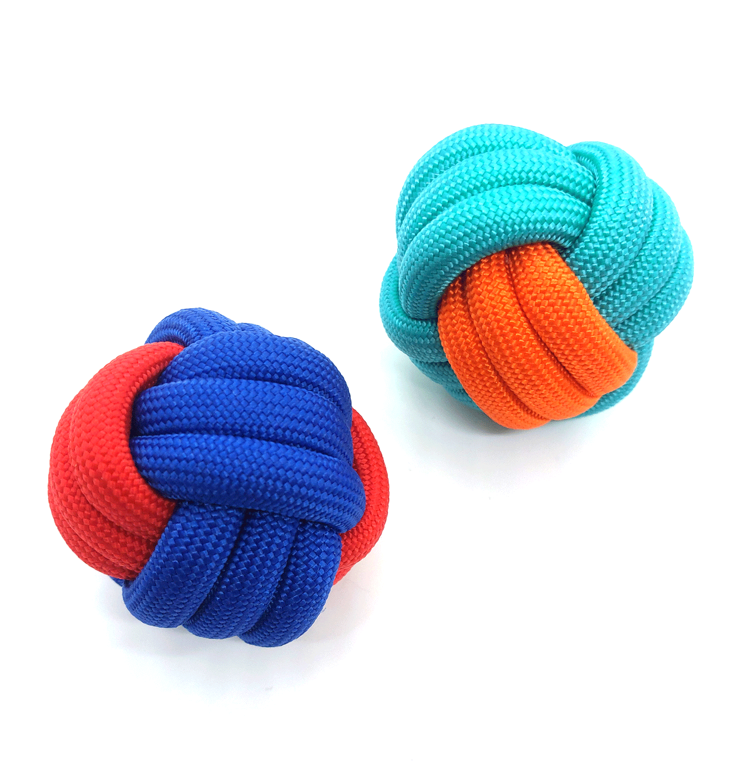 Puppy Dog Rope Knot Ball Dog Toy 2pack