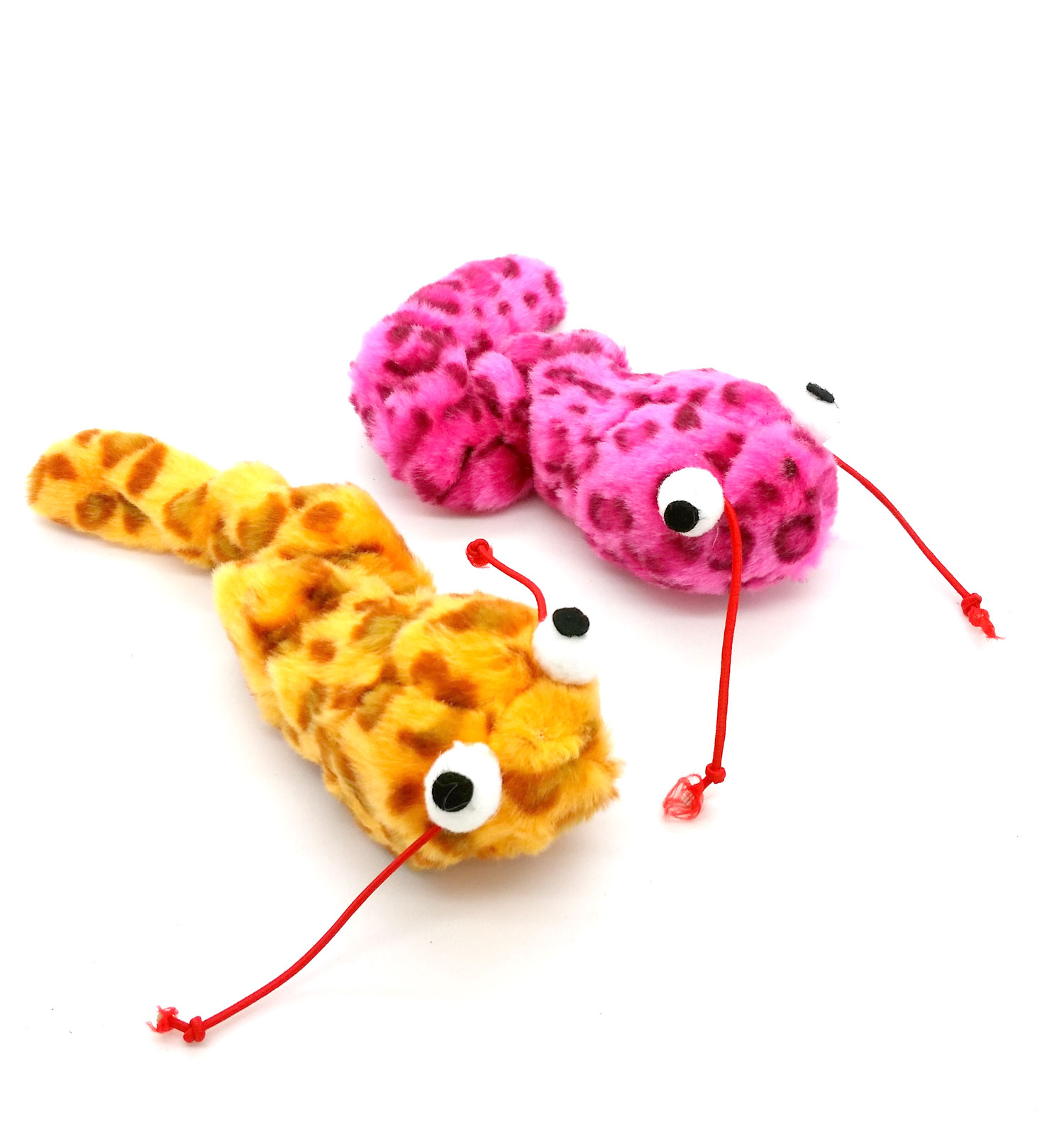 Fuzzy Worm Cat Toy -  UK