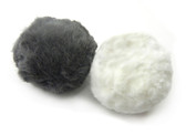 Rabbit Fur Rattle Ball Cat Toy