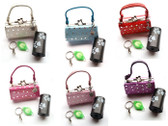 Poo Bags with Purse Dispenser - Glitter Dot Design