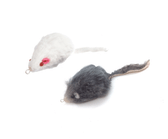 Fur Mouse Teaser Cat Toy Refill with rattle sound