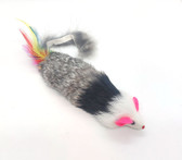  Dat Darn Ferret Mouse with Feather Fur Cat Toy